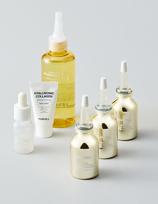 Purcell] Tone-up Ampoule Glutathione 30ml X 3 Set (+Toner, 2 Deluxe Types Free) – Kurly USA