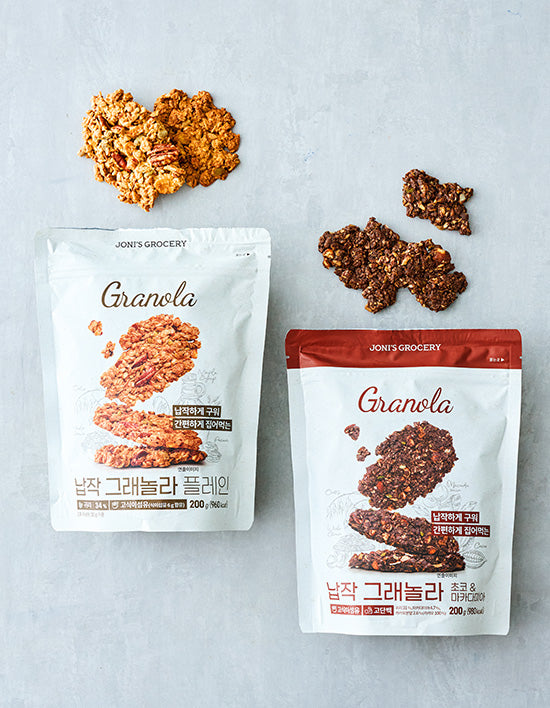 Johnny's Grocery] Flat Granola 2 Types – Kurly USA