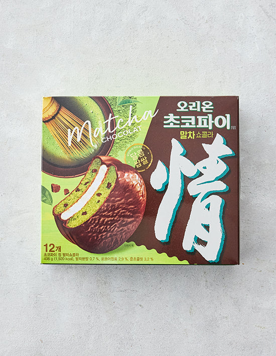 Orion] Choco Pie Matcha Chocolate 408g – Kurly USA