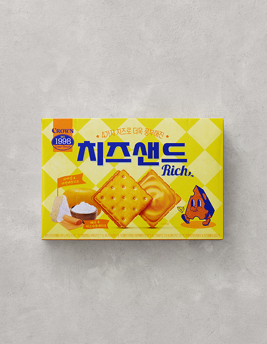 [크라운] 치즈샌드 Rich 180g - Kurly USA