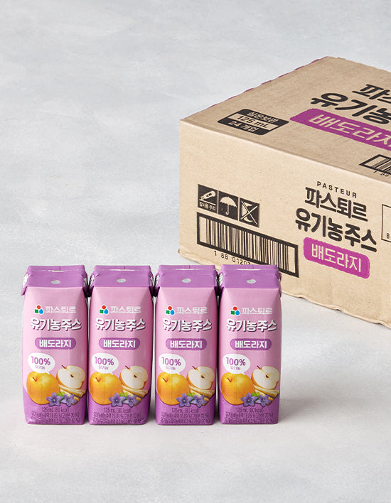 [Pasteur] Organic Children's Pear & Balloon Flower Juice 125mL 2 Types (Select 1)