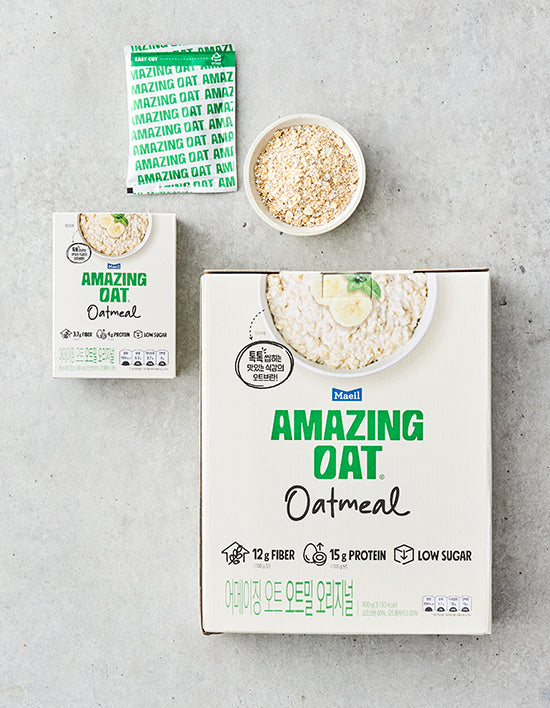 Rolled Oat & Oat Bran Oatmeal (오트밀) | 롤드오트&오트브란 믹스 오트밀 2종 (택1)