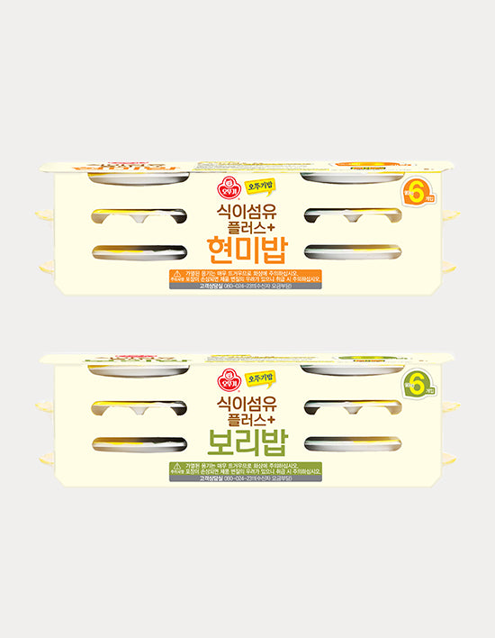 [오뚜기]오뚜기밥 식이섬유플러스 130g*6개입 2종 (택1)