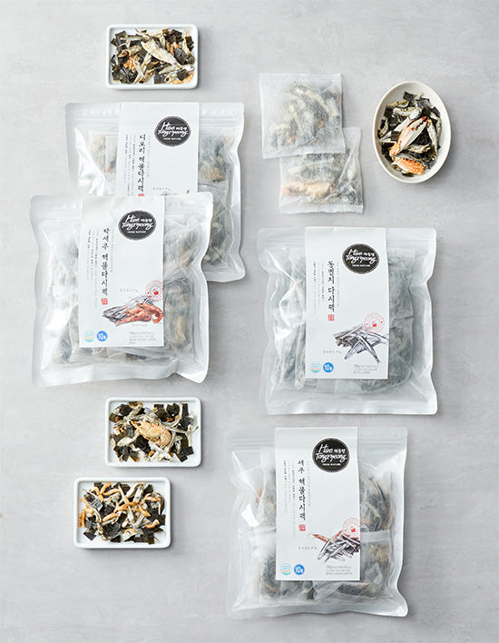 [해통령] 해물 다시팩 15g X 10입 6종 (택1) - Kurly USA