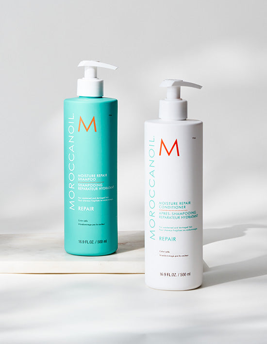 [모로칸오일] 모이스처 리페어 샴푸&컨디셔너 2종(택1) 500ml - Kurly USA