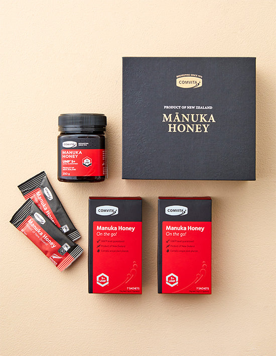 [콤비타] UMF5+ 250g + umf 5+ 사셰 14개입 선물세트 - Kurly USA