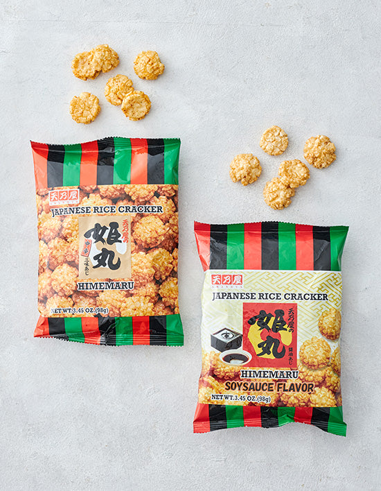 [Amanoya] Himemaru Rice Crackers 2 Types (Select 1)