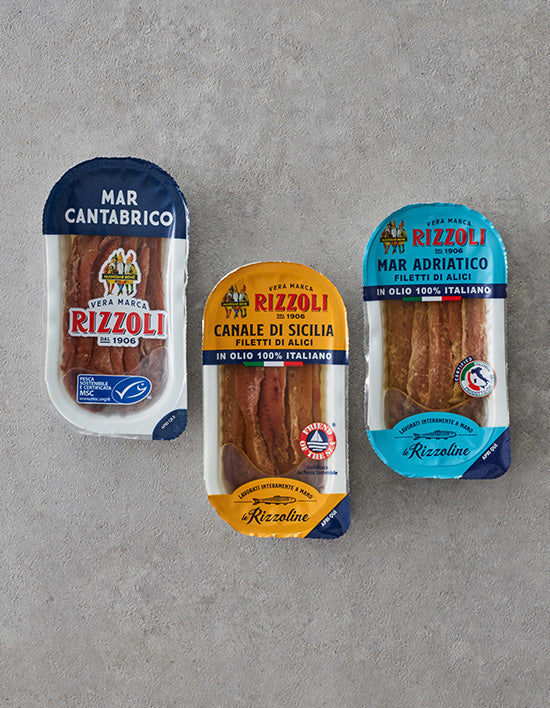 Rizzoli Anchovy Fillets, 3 Types | 앤초비 필렛 3종 (택1)
