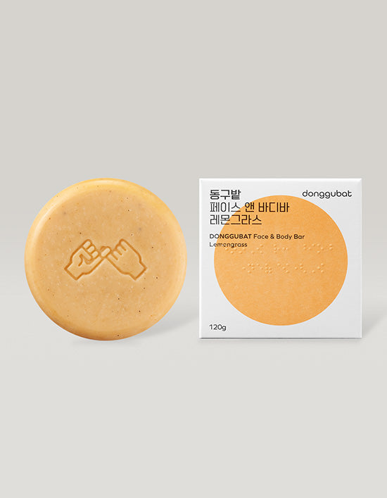 Donggubat Face & Body Bar, Lemongrass (비누) | 페이스 앤 바디바 레몬그라스