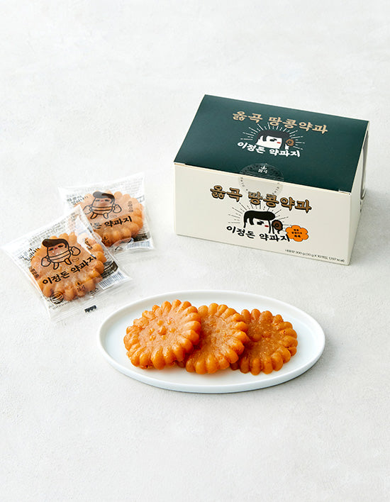 [옳곡] 땅콩약과 300g(30g*10입) - Kurly USA