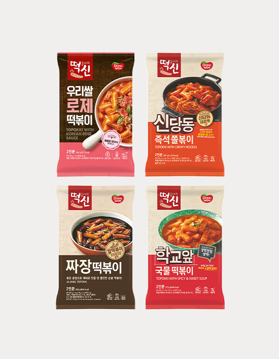 [동원] 떡볶이의신 떡볶이 4종