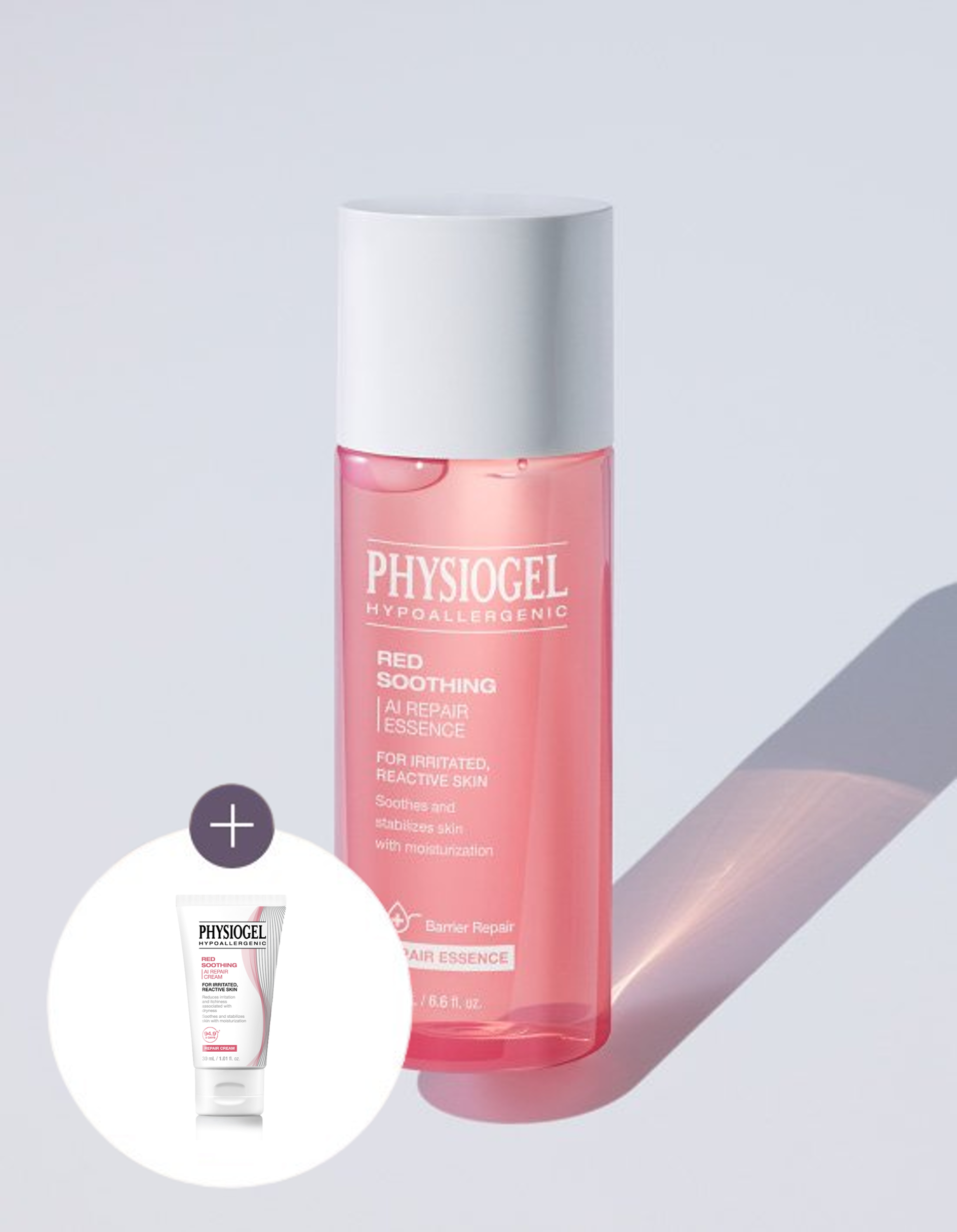 [피지오겔] 레드수딩 AI 리페어 에센스 200ml + AI크림 30ml - Kurly USA