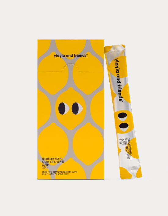 Organic NFC Lemon Juice Sticks, 15 ct (레몬즙) | 유기농 NFC 레몬즙 스틱형 (25mlx15포)