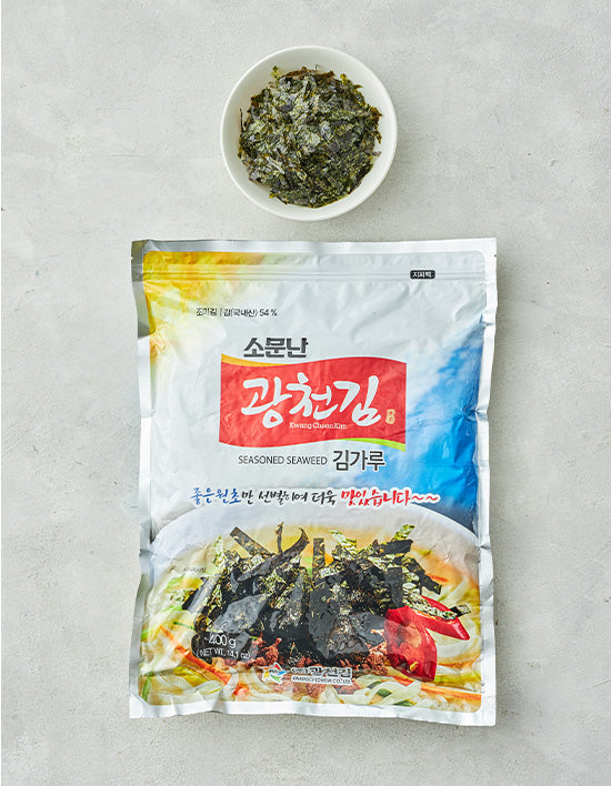 Gwangcheon Seaweed Flakes, 400g (김가루) | 대용량 김가루 400g