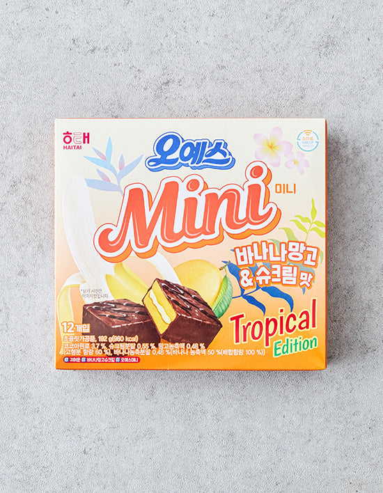 [해태] 오예스 미니 바나나 망고 슈크림 192g - Kurly USA