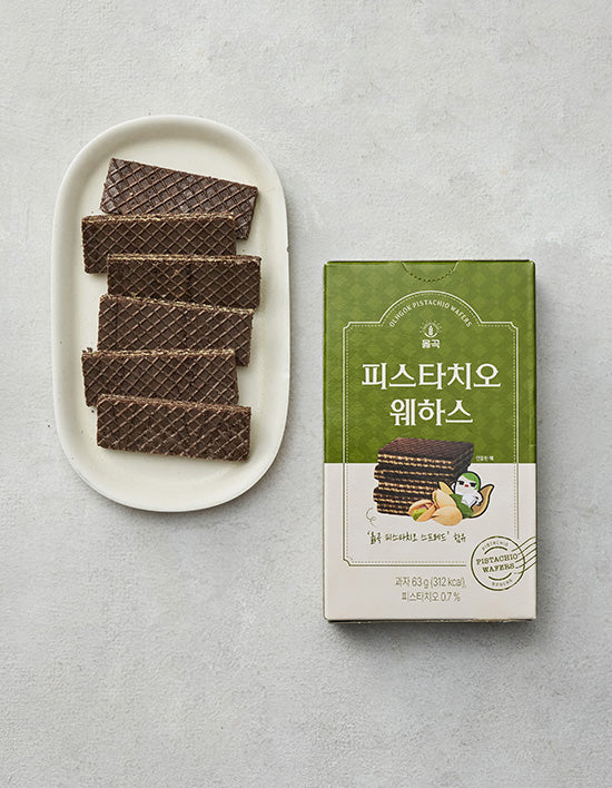 [옳곡] 피스타치오 웨하스 63g