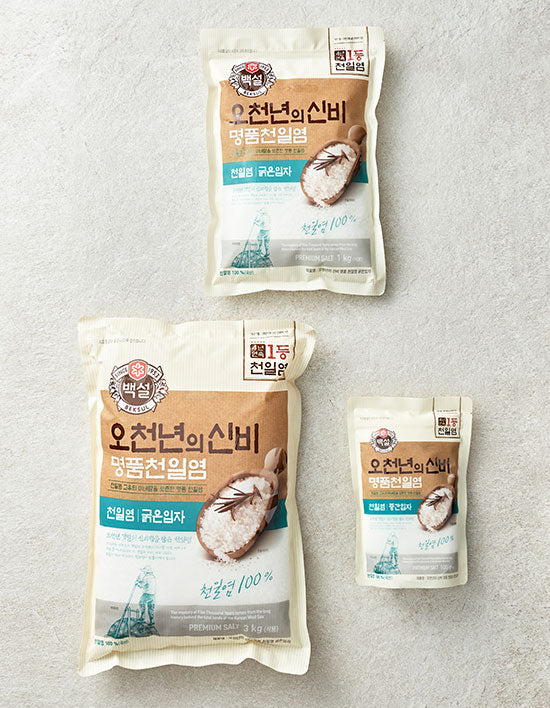 [백설] 명품 천일염 오천년의 신비 소금 3종 (택1) - Kurly USA