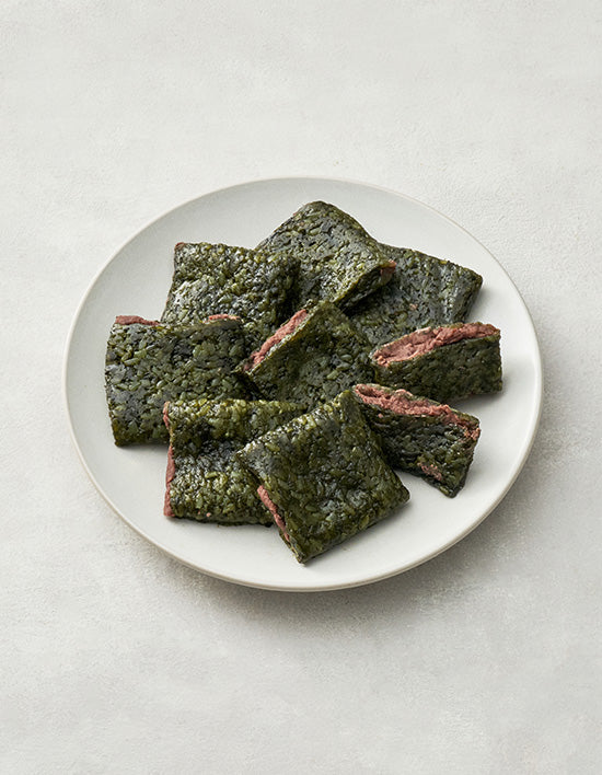 [창억] 어린쑥 밥알 팥앙금 인절미 500g - Kurly USA