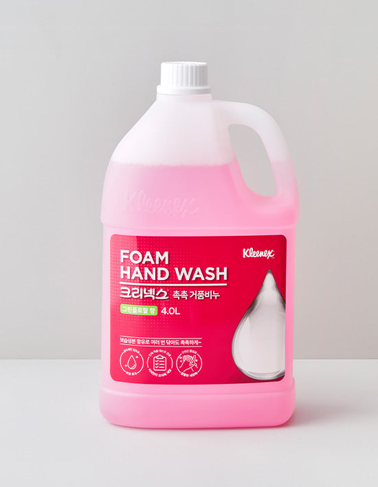 [크리넥스] 폼 솝 그린플로럴향 4L - Kurly USA