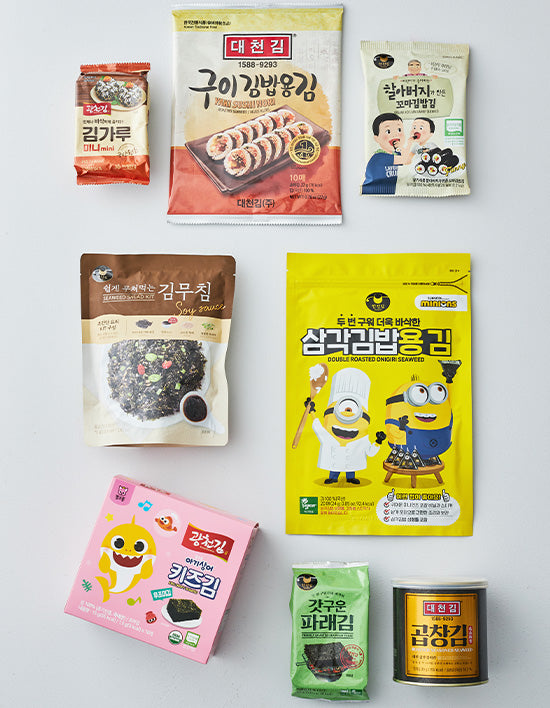 [Flat rate ₩3,980] 10 Types of Kim (Seaweed) to Choose From (Select 2)