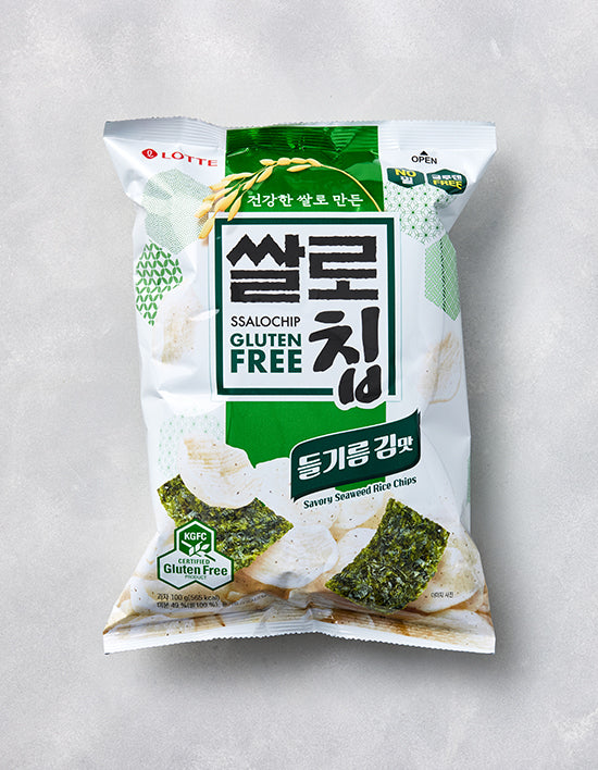 [Lotte] Rice Chips with Sesame Oil and Kimchi Flavor 100g – Kurly USA