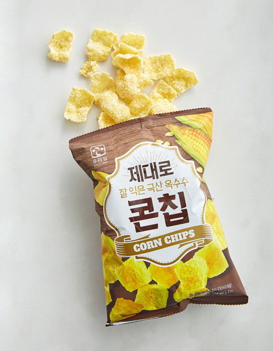 [우리밀] 제대로 잘 익은 국산 옥수수 콘칩 60g - Kurly USA