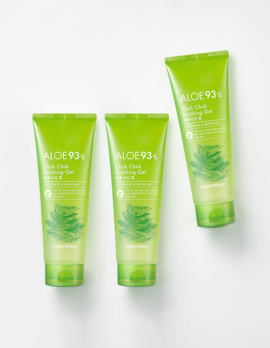 [토니모리] 알로에93% 촉촉 수딩젤  250ml*3개입 - Kurly USA