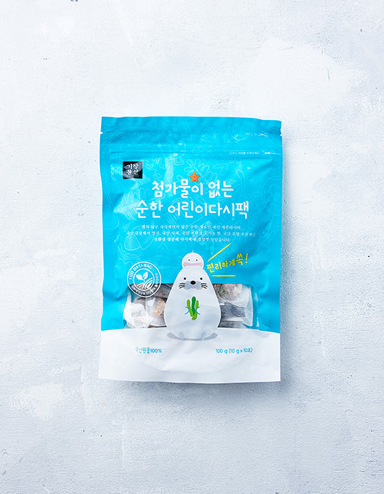 [기장물산] 순한 어린이 다시팩 100g (10입) - Kurly USA
