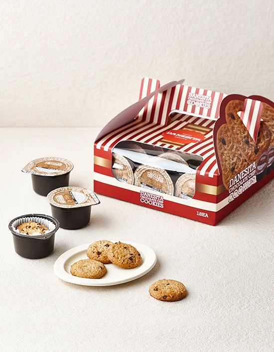[Dancake] Single-serve Chocolate Chip Cookies 18-count