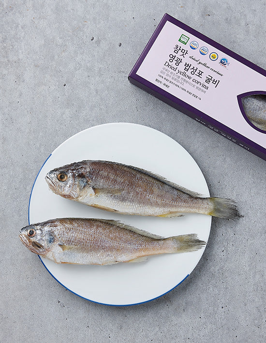 [법성포참맛] 프리미엄 영광굴비180g (2마리) (냉동) - Kurly USA
