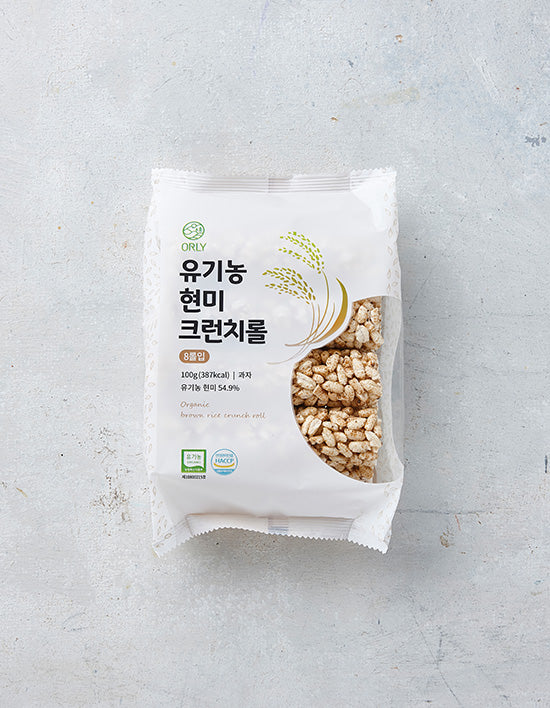 [올리] 유기농 현미 크런치롤 100g - Kurly USA