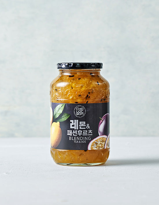 [초록원] 레몬 패션후르츠 청 1kg - Kurly USA