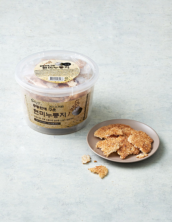 [라이스웰] 황동판에 구운 현미 누룽지 - Kurly USA