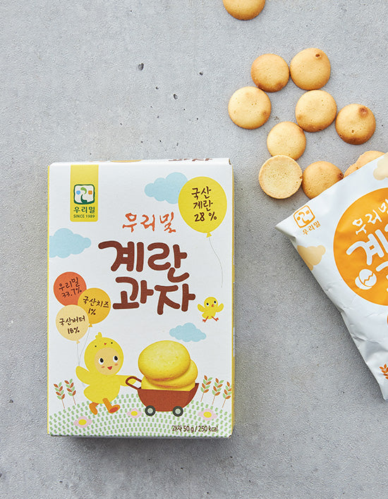 [우리밀] 우리밀 계란과자 50g - Kurly USA