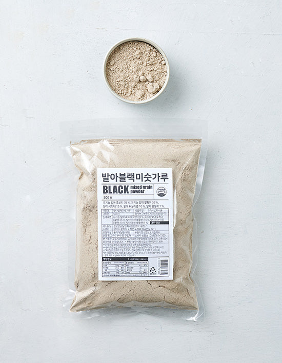 [청오] 발아 블랙 미숫가루 500g - Kurly USA