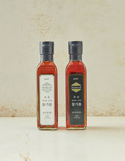 [청양] 통참깨 참기름 & 통들깨 들기름 180ml - Kurly USA