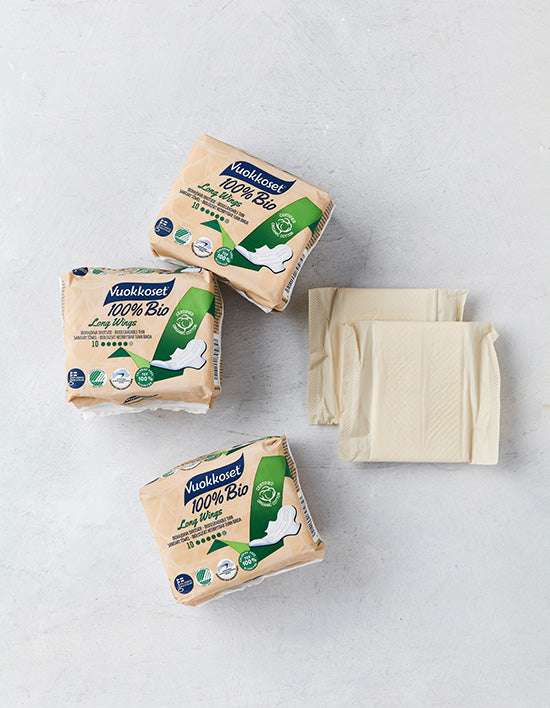 [뷰코셋] 롱윙 생리대 3팩기획 - Kurly USA