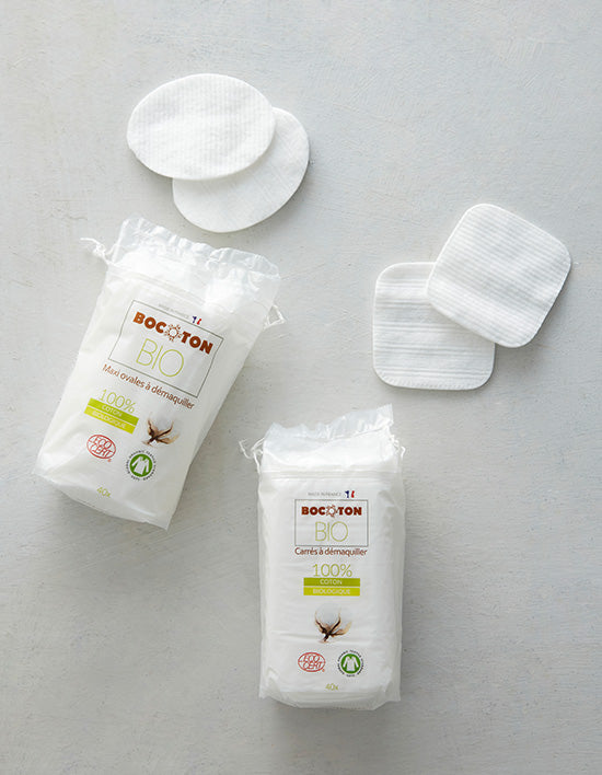 [보코통] 유기농 대형 화장솜 2종 (택1) - Kurly USA