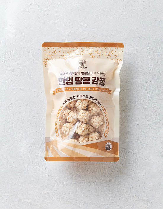 [더오담] 한입 땅콩강정 110g - Kurly USA