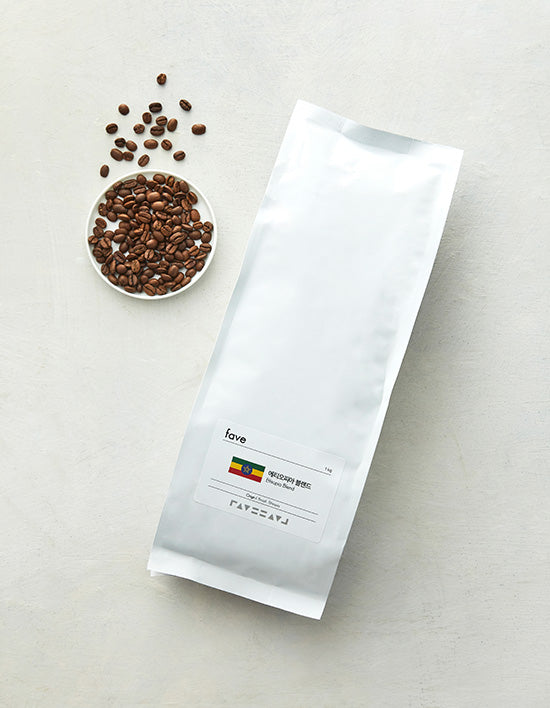 [페이브] 에티오피아 블렌디드 원두 1kg - Kurly USA