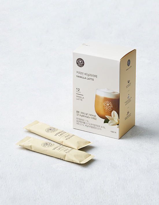 [커피빈] 바닐라라떼 12입 - Kurly USA