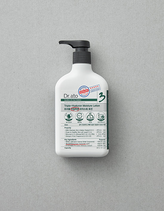 [닥터아토] 트리플 히알루론 모이스춰 로션 267ml (3로션) - Kurly USA