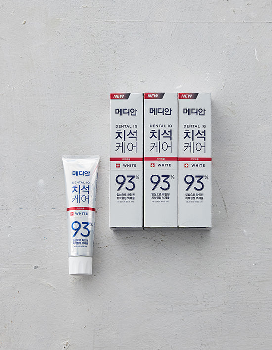 [메디안] 치석케어 화이트 치약 120g 3입 - Kurly USA
