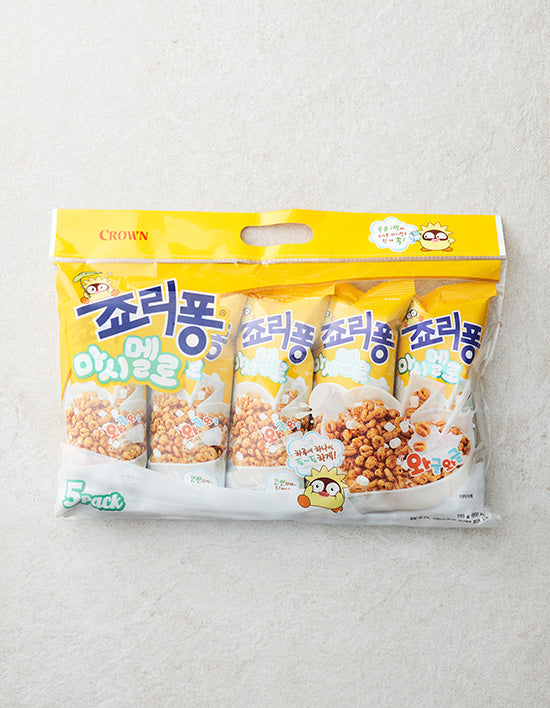 [크라운] 죠리퐁 마시멜로 195g (39g x 5팩) - Kurly USA