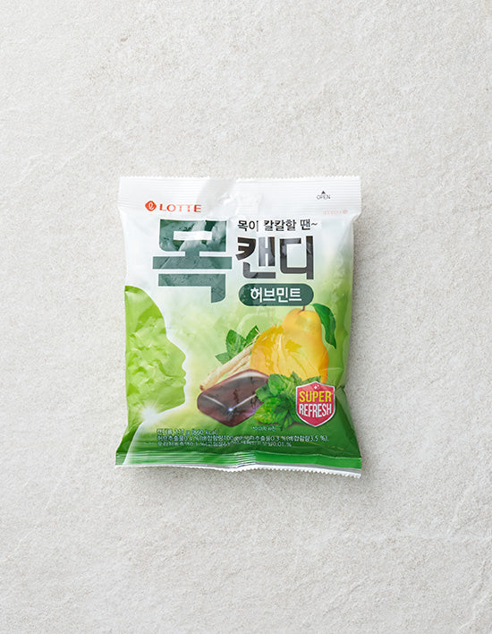 [롯데] 목캔디 허브 217g - Kurly USA