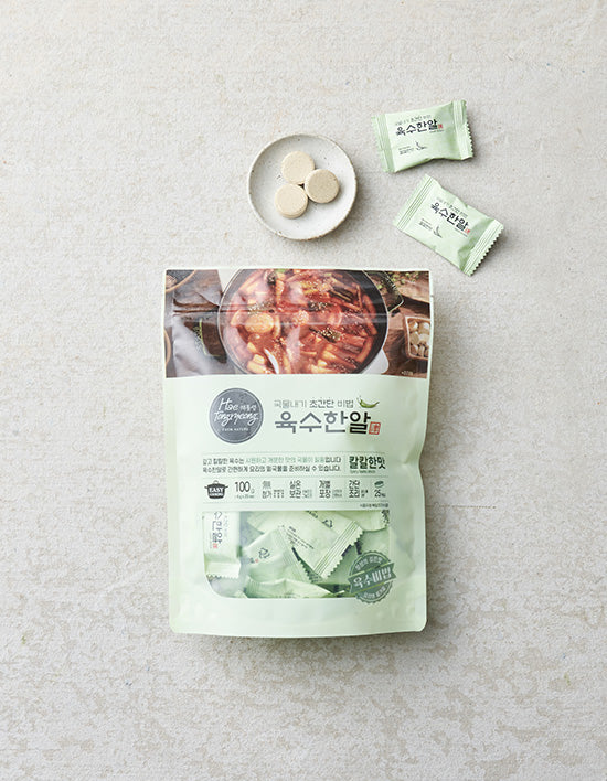 [해통령] 육수한알 칼칼한 맛 (코인육수/25정) - Kurly USA