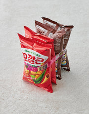 Kkokkalcon Corn Snack Bundle (꼬깔콘) | 꼬깔콘 스낵(소) 4번들