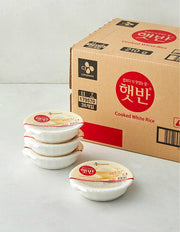 Hetbahn White Rice, 36 ct Box (백미밥) | 백미밥 210g X 36입 (박스)