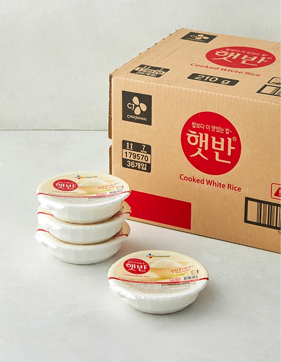 [Hetbahn] White Rice 210g X 36 units (Box)