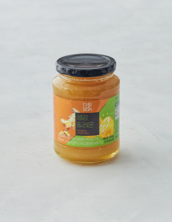 [초록원] 생강 레몬차 560g - Kurly USA